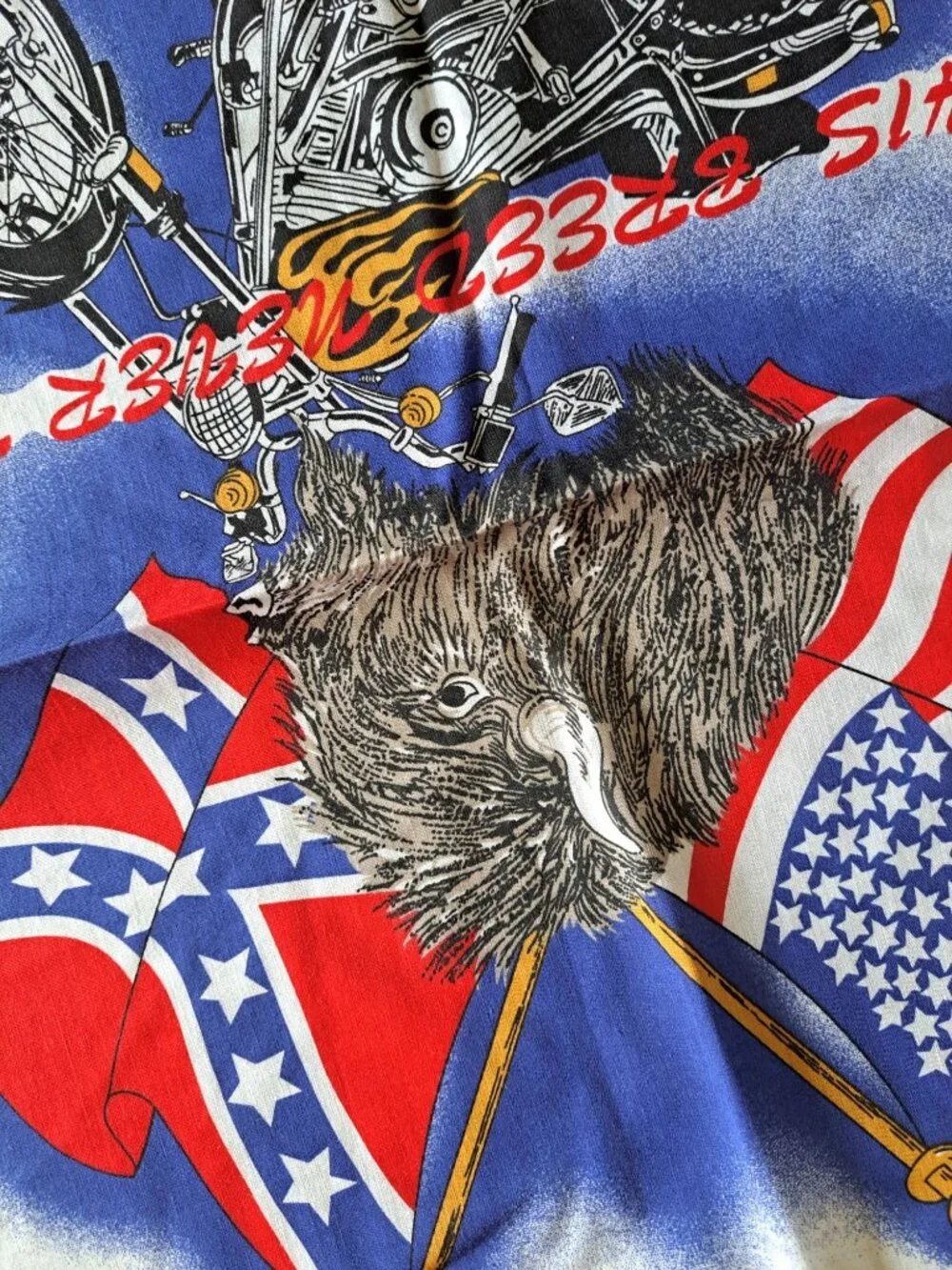 2 Harley Davidson Vtg Bandanas 
